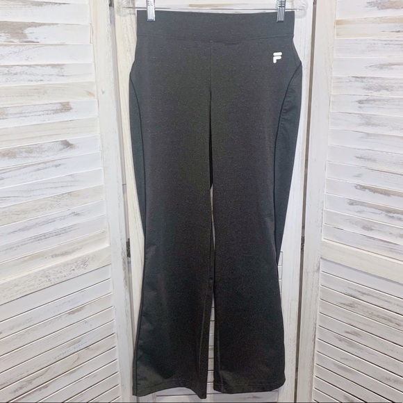 Fila Pants - FILA sport activewear wide-Leg legging gray XS